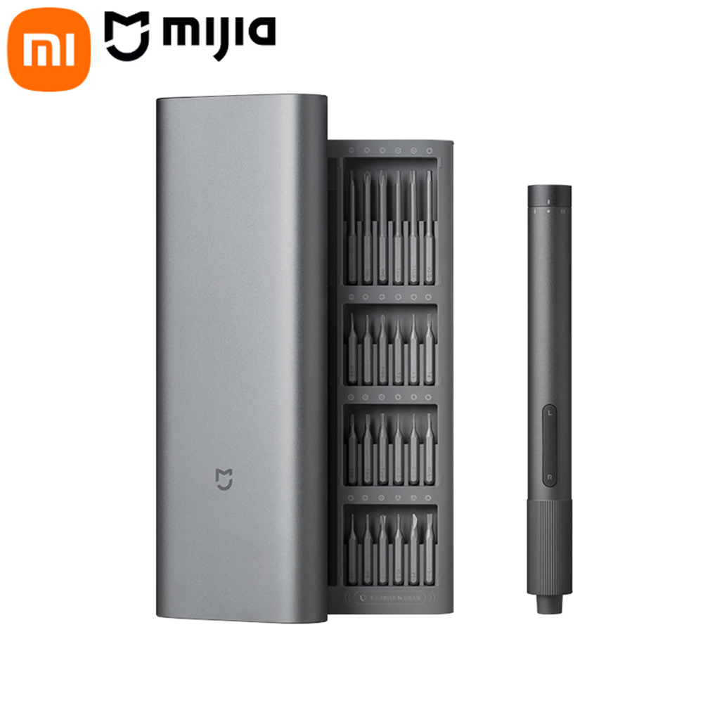 Home Automation Diy Kit - ชุดไขควงแม่เหล็กไฟฟ้า Xiaomi Mijia พร้อมหัวไขควง 24 ชิ้น
