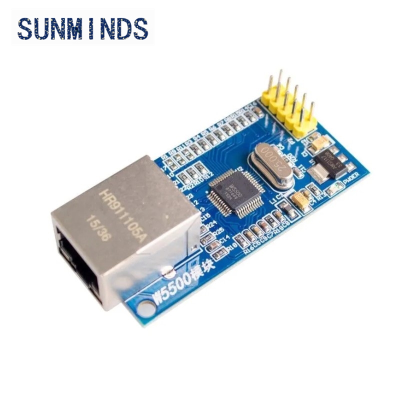 Ethernet Module W5500 - 1pcs W5500 Ethernet โมดูลเครือข่ายฮาร์ดแวร์ TCP/IP 51/STM32