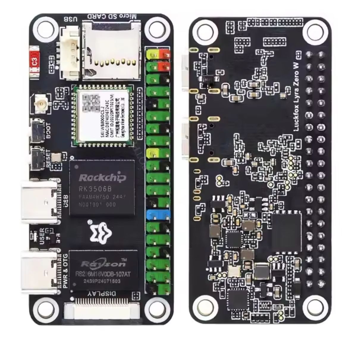 บอร์ด Luckfox Lyra Zero W RK35 - Pi Zero W Board บทวิจารณ์และราคา
