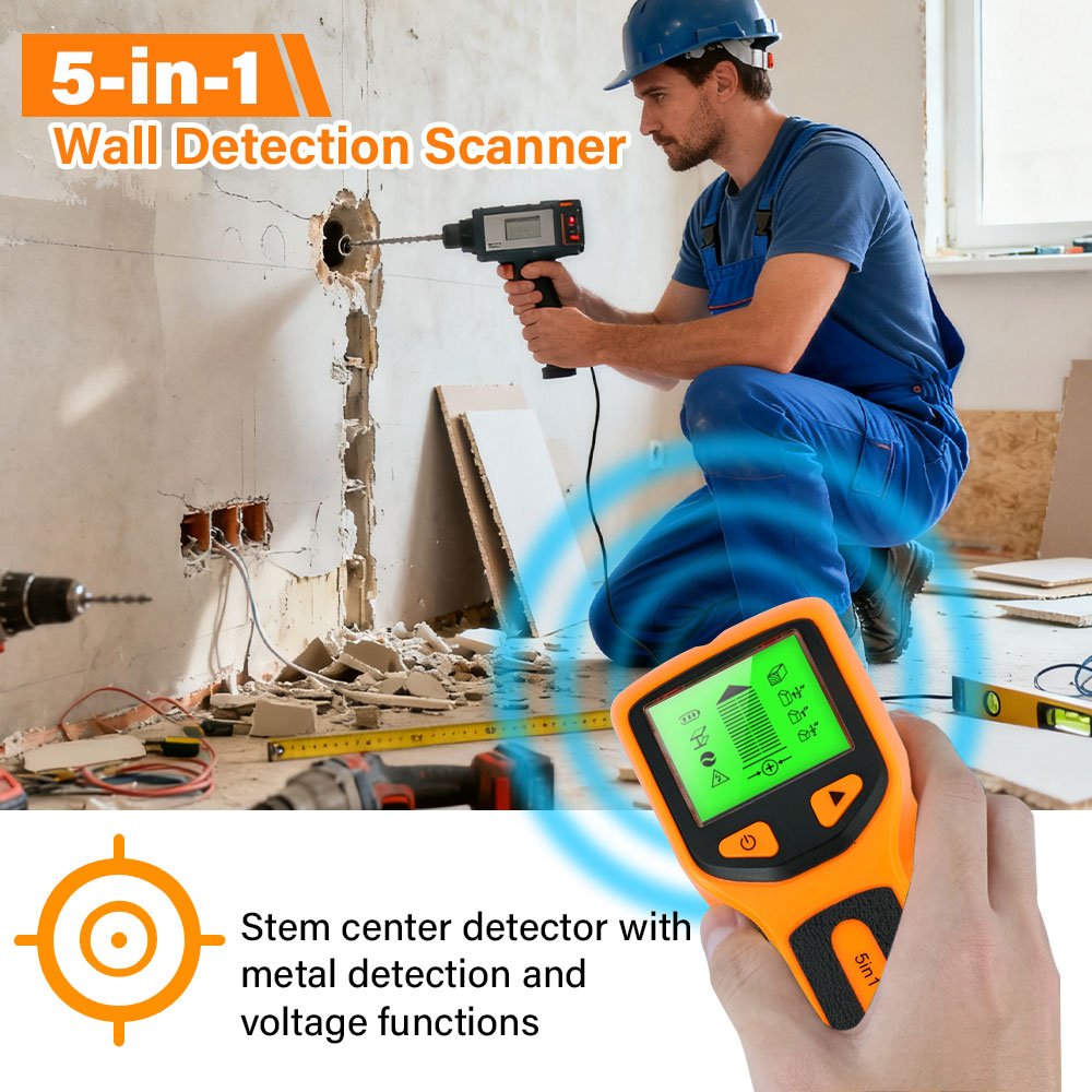 เครื่องตรวจจับโครงสร้างผนัง 5  - Water Leak Detector Wired บทวิจารณ์และราคา